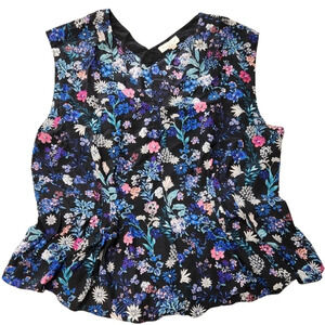 Rebecca Taylor 100% Silk Women's Blouse Floral Size 12